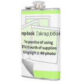 Skrap-book Flachmann (Links)