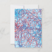 SKRIBBLES auf der NOTEPAPIERBAT-Bat Mitzvah-Party- Einladung (Rückseite)