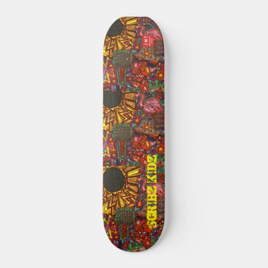 SKRIBZ KIDS SKATEBOARD / JMT (Vorderseite)