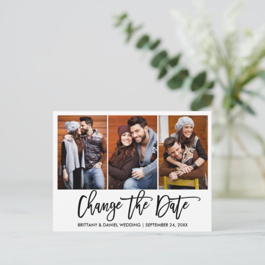 Skript 3 Foto ändern Datum Neu Datum Postkarte (Stehend Vorderseite)