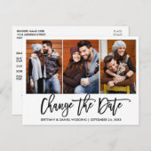 Skript 3 Foto ändern Datum Neu Datum Postkarte (Vorne/Hinten)