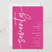 Skript 70. Geburtstag Einladung (Vorderseite)