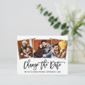 Skript ändern Datum Neues Foto 3 Postkarte (Stehend Vorderseite)