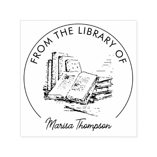 Skript aus der Bibliothek von Ex Libris Permastempel (Design)