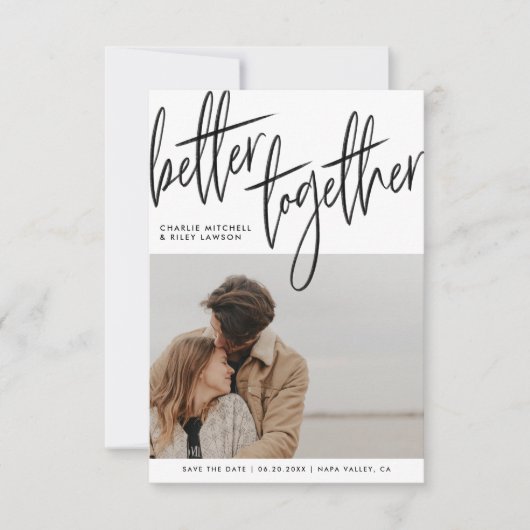 Skript besser zusammenbringen Save the Date Foto (Vorderseite)