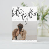 Skript besser zusammenbringen Save the Date Foto (Stehend Vorderseite)