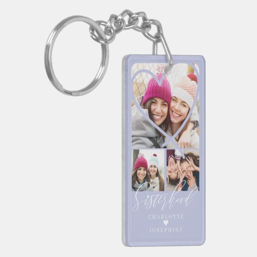 Skript-Beste Freundinnen für die Nebenrolle Herzst Schlüsselanhänger (Vorderseite links)