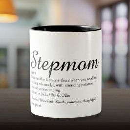 Skript Beste je Stepmutter, Stepmutter Definition Zweifarbige Tasse