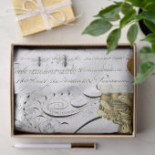 Skript-Biene Decoupage Seidenpapier (Geschenk)