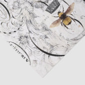 Skript-Biene Decoupage Seidenpapier (Detail)