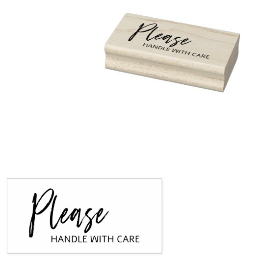 Skript bitte vorsichtig handhaben gummistempel (Stempel)