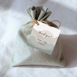 Skript Boho Berghochzeitsjubiläum Geschenkanhänger