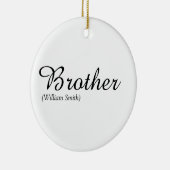 Skript Brother definiert Welt als Beste aller Zeit Keramik Ornament (Rechts)