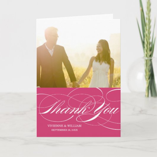 SKRIPT DANK | VIELEN DANK FÜR IHRE FOTOKARTE DANKESKARTE (Vorderseite)