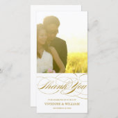 SKRIPT DANK | VIELEN DANK FÜR IHRE FOTOKARTE DANKESKARTE (Vorne/Hinten)