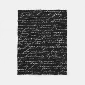 Skript-Decke Fleecedecke (Vorderseite)