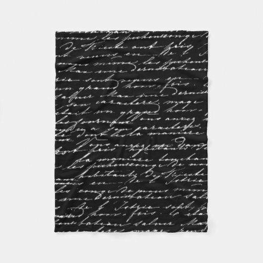 Skript-Decke Fleecedecke (Vorderseite)