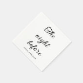 Skript die Nacht vor Napkins Serviette (Ecke)