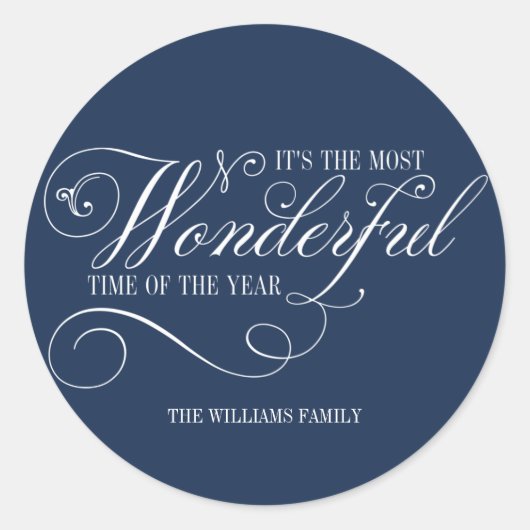 Skript die schönste Zeit des Jahres Urlaub Runder Aufkleber (Vorderseite)