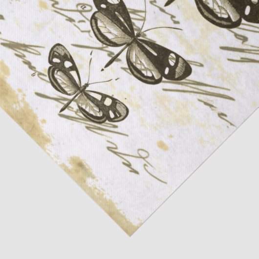 Skript-Digital-Collage Decoupage Seidenpapier (Detail)