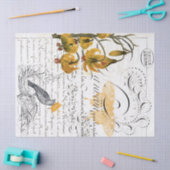 Skript-Digital-Collage Decoupage Seidenpapier (Basteln)