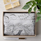 Skript-Digital-Collage Decoupage Seidenpapier (Geschenk)