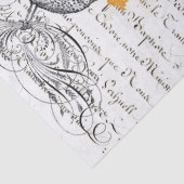 Skript-Digital-Collage Decoupage Seidenpapier (Detail)