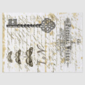 Skript-Digital-Collage Decoupage Seidenpapier (Vorderseite)