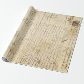 Skript-Dokumenten-Möbel Decoupage Papier Geschenkpapier (Ungerollt)