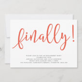 Skript Endlich bearbeitbare Farbverstärkungspartei Einladung (Vorderseite)