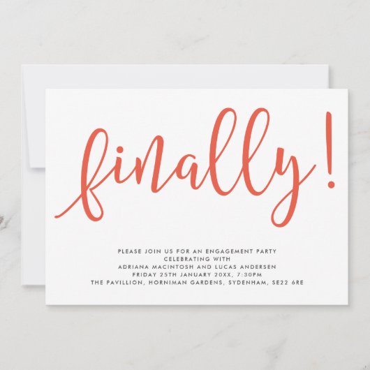 Skript Endlich bearbeitbare Farbverstärkungspartei Einladung (Vorderseite)