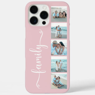 Skript Familienfoto Blush Rosa iPhone 16 Pro Max Hülle