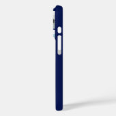Skript Familienfoto Navy Blau Case-Mate iPhone Hülle (Rückseite / Links)