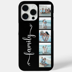 Skript Familienfoto Schwarz Case-Mate iPhone Hülle