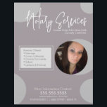 Skript-Flyer für das Foto geometrischer öffentlich Flyer<br><div class="desc">Moderne Flyer für Notare mit geometrischen Formen</div>