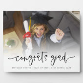 Skript-Foto Overlay-Glückwunsch Grad 2025-Abschlus Fotoplatte (Vorderseite)