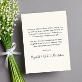 Skript-Foto-Overlay-Hochzeit Dankeskarte