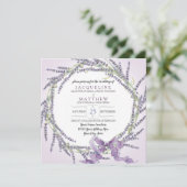 Skript französischer einladung (Stehend Vorderseite)