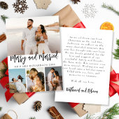 Skript Frohe Weihnachten & Hochzeit 4 Foto Collage