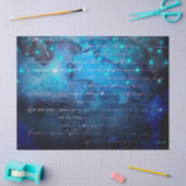 Skript für Abstraktes blaues grünes Wasserfarbendr Seidenpapier (Basteln)