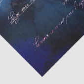 Skript für Abstraktes blaues grünes Wasserfarbendr Seidenpapier (Detail)