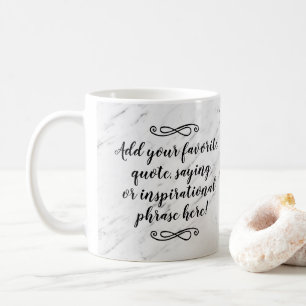 Skript für benutzerdefinierte Anführungszeichen Kaffeetasse