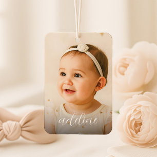 Skript für benutzerdefinierte Baby-Fotos Autolufterfrischer