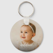 Skript für benutzerdefinierte Baby-Fotos Schlüsselanhänger (Vorderseite)