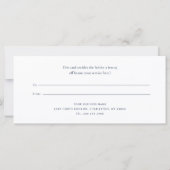 Skript für das Firmenlogo - Iridescent-Geschenkgut (Rückseite)