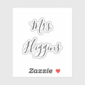 Skript für das Hochzeitsstichtag Aufkleber (Blatt)