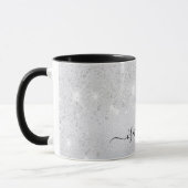 Skript für den Namen des Silver Glitzer Tasse (Links)