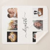 Skript für den weißen Namen von Fotos Sherpadecke (Vorderseite (Horizontal))