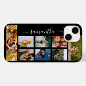 Skript für die Bezeichnung von Monogramm-Collage-K Case-Mate iPhone Hülle (Rückseite (Horizontal))