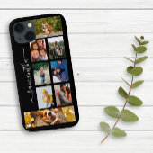 Skript für die Bezeichnung von Monogramm-Collage-K Case-Mate iPhone Hülle